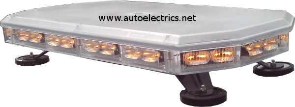 600mm lightbar clear lens amberlights